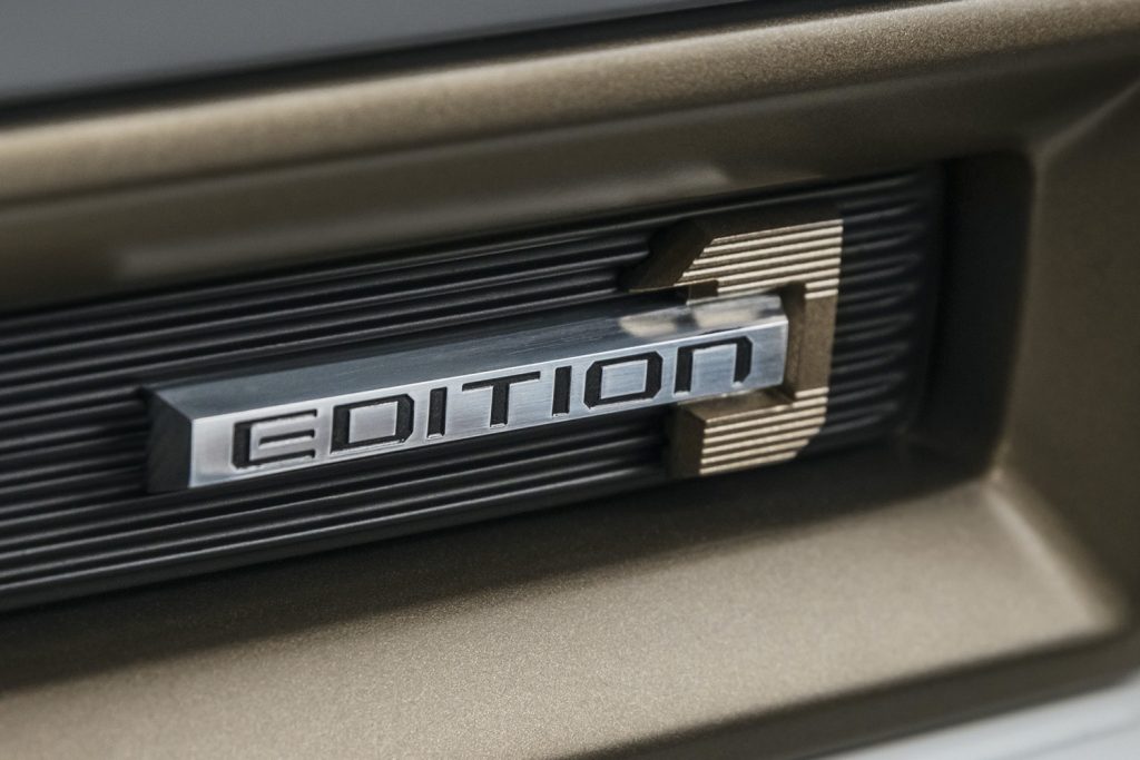 2022 GMC Hummer EV Pickup - Edition 1 - Interior 009 - steering wheel - Edition 1 logo - passenger side dash